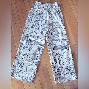 NWT xs Christian Siriano cotton vacation pants